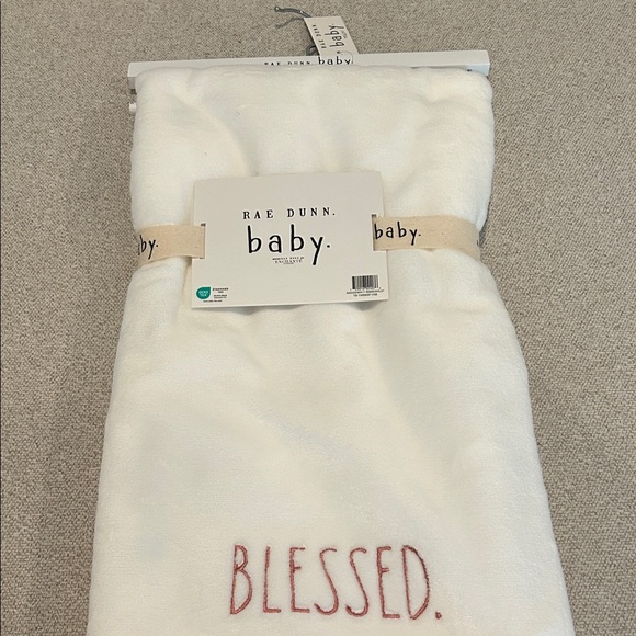 Rae Dunn Baby Blanket - Picture 1 of 5